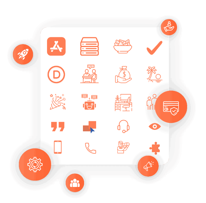 50+ Custom Icons