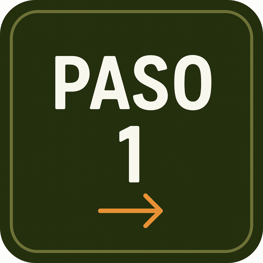 PASO 1 PASO 1