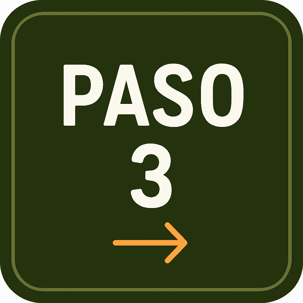 PASO 3 PASO 3
